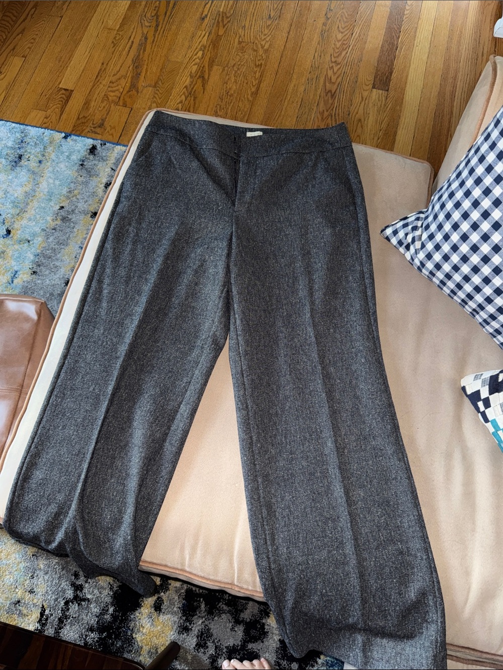 a new day Women's Gray Wide-Leg Dress Pants